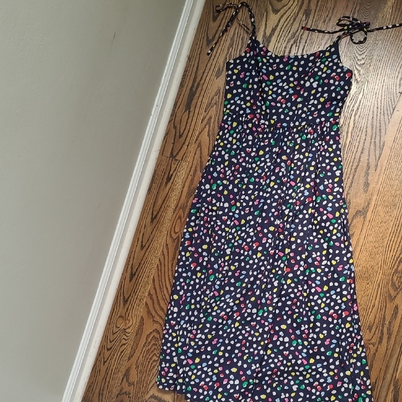 J. Crew Blue and White Spaghetti Strap Maxi Dress - Picture 3 of 9